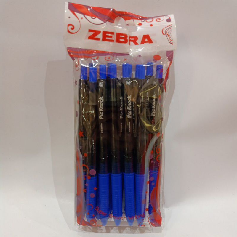 

GRAMEDIA BSD CITY - Zebra Piccolo Knock 0.7 Blue Set 12