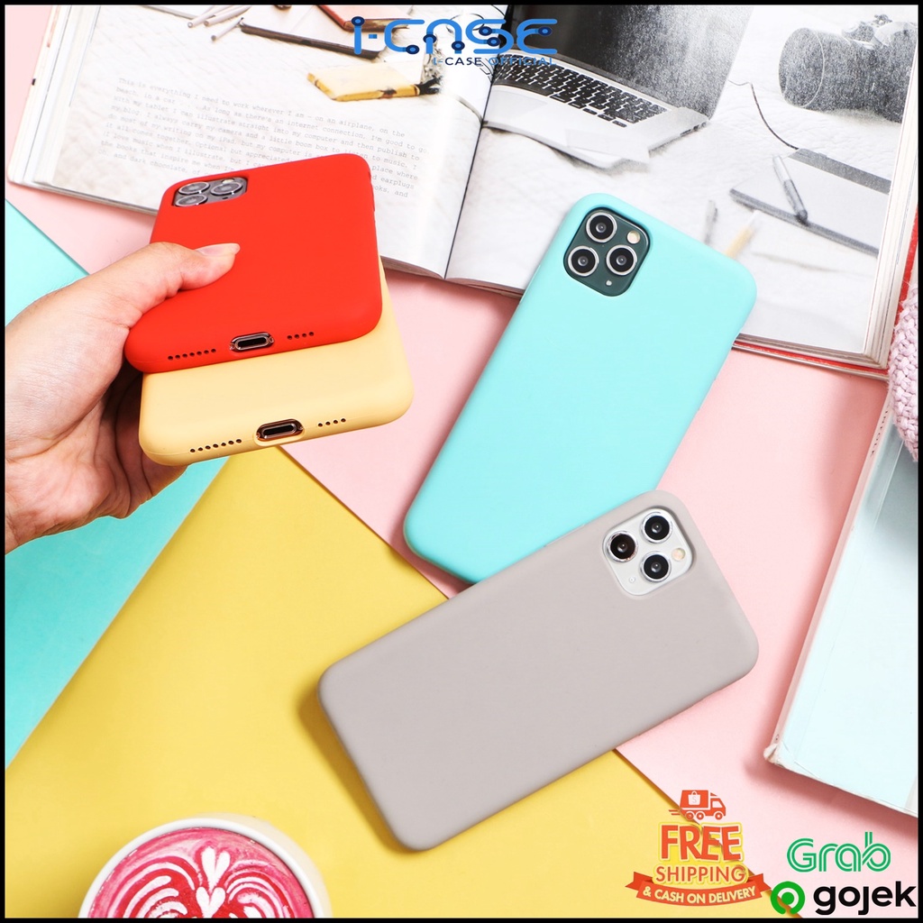 Softcase Premium Full Cover (1) iPhone 6 7 8 6+ 7+ 8+ SE X XS XR 11 12 13 Mini Pro Max