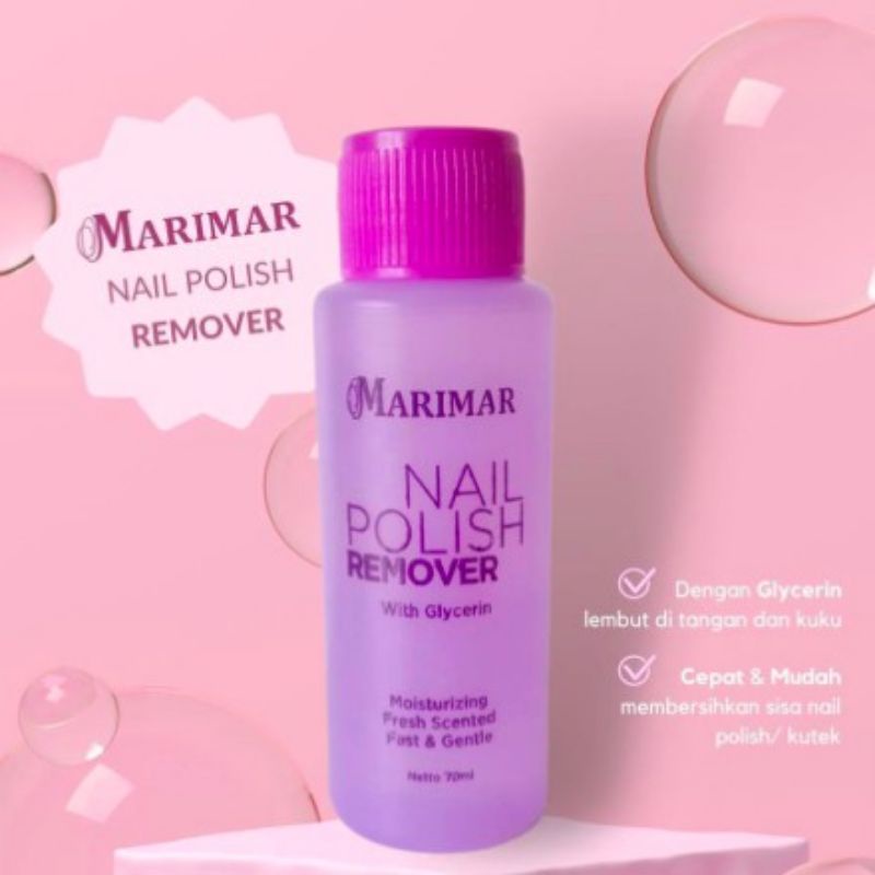 Marimar Nail Polish Remover 70ml/Aseton Pembersih Kuku Kutek