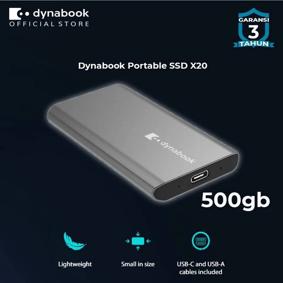 SSD External Dynabook Boost X20 Portable 500gb - Dynabook X-20