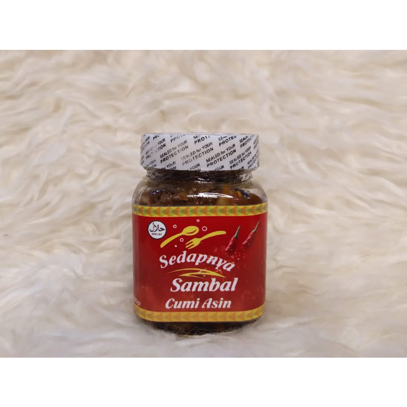 

Sedapnya Sambal Cumi Asin 200gram/sambal rumahan