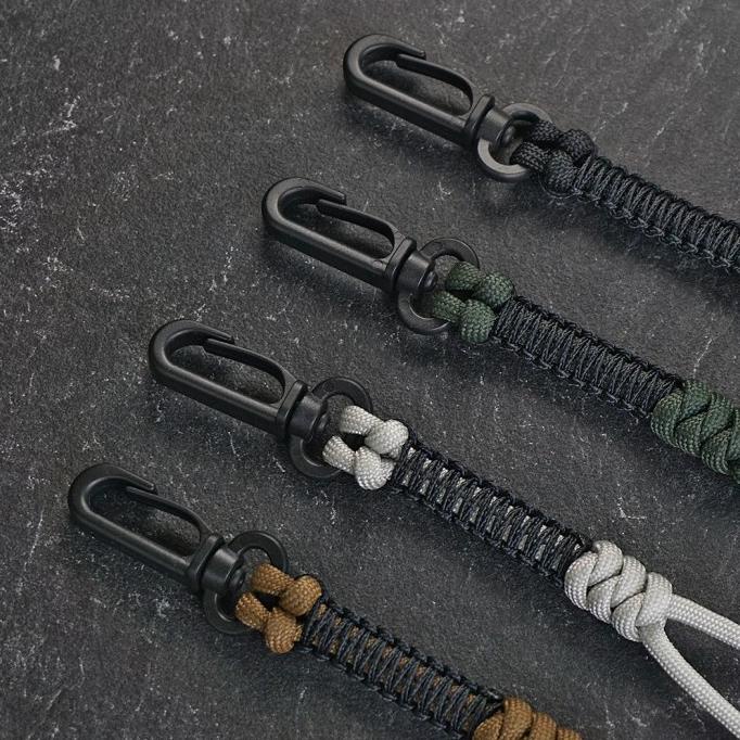 

READY COD Id Card Holder / Gantungan Name Tag Lanyard Solid Paracord PROMOKode 3660