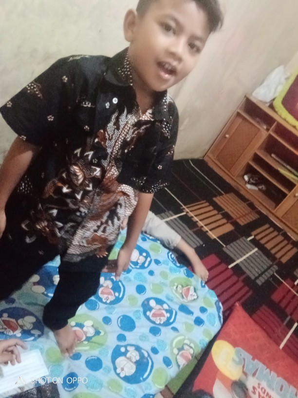 Batik Couple Keluarga Sania Ruffle Ori Ndoro Jowi Dnt Motif Nogo Gede