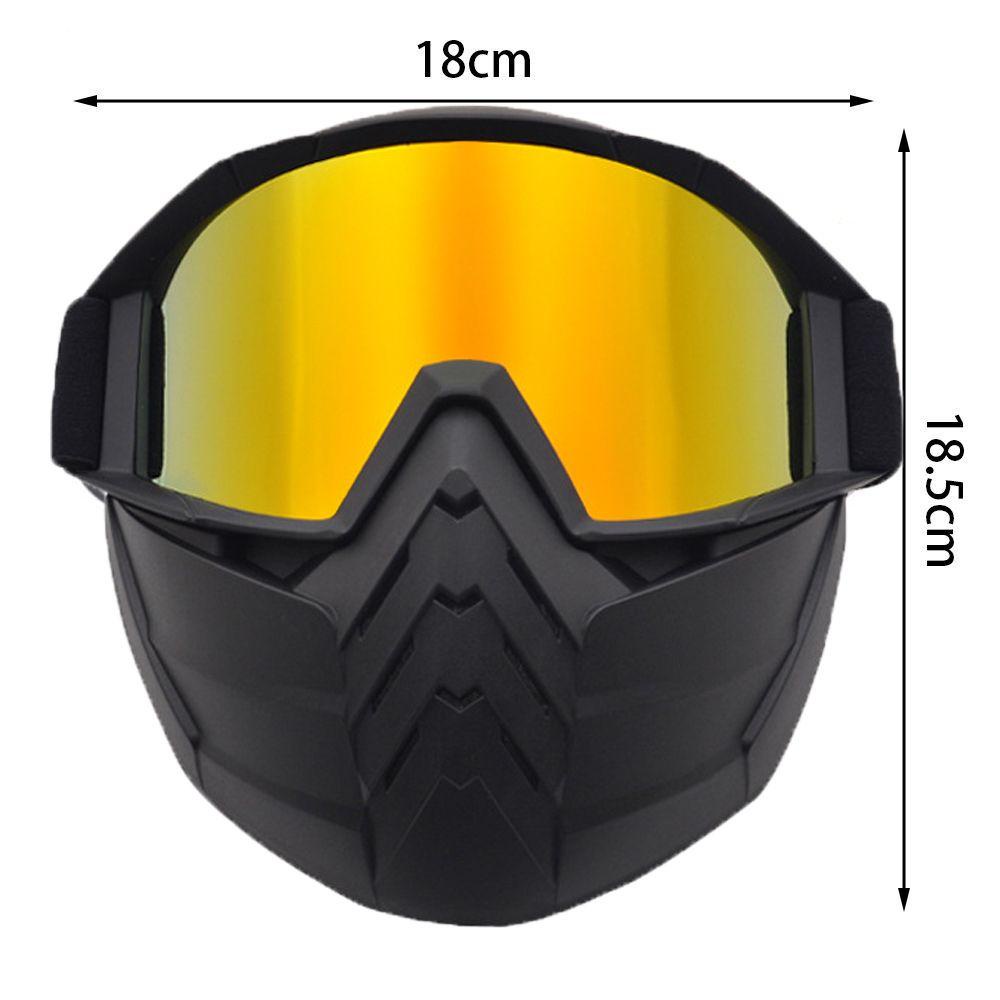 Lily Kacamata Motor Baru Bersepeda Anti UV Pelindung Mata Goggles Eyewear Motor Riding Protector Face Shield