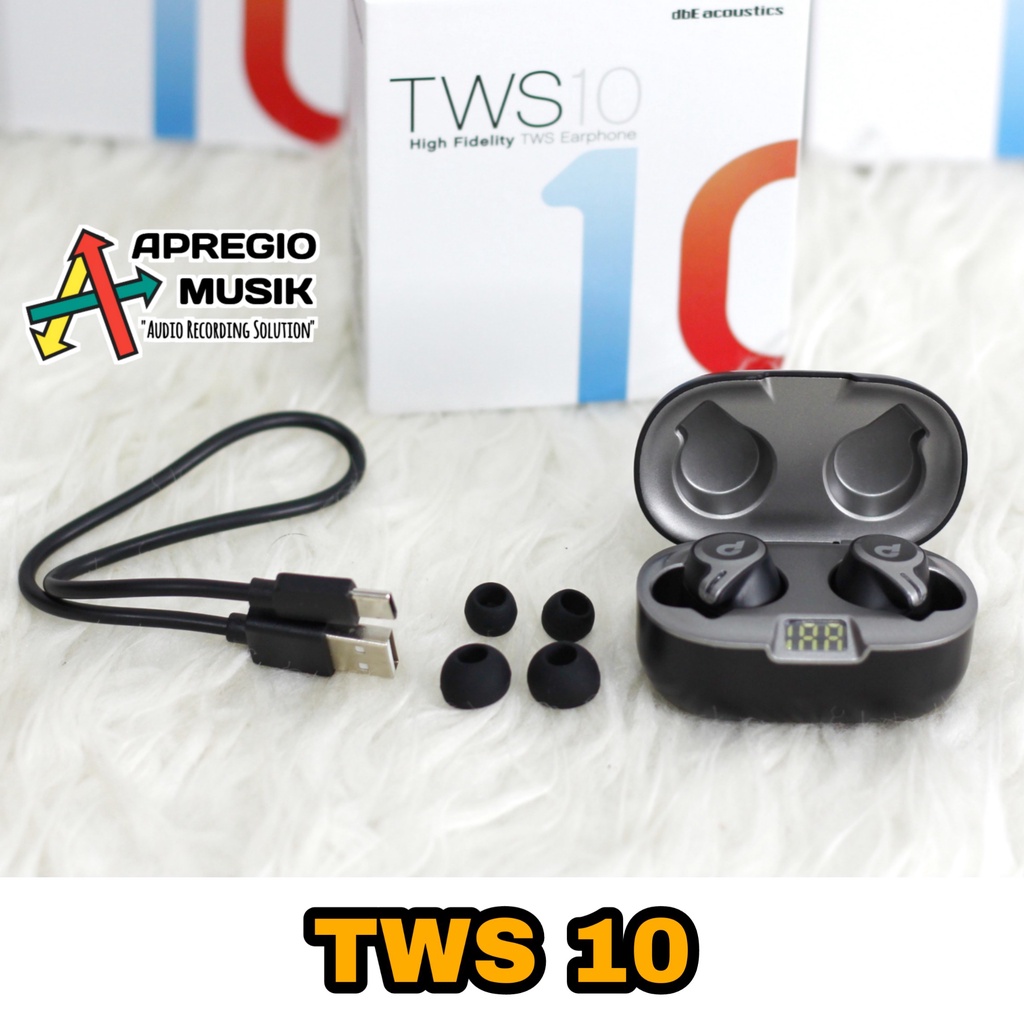 dbE TWS10 TWS 10 V2 High Fidelity True Wireless Earphone Original