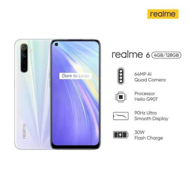 Realme 6 4/128 New Garansi Resmi