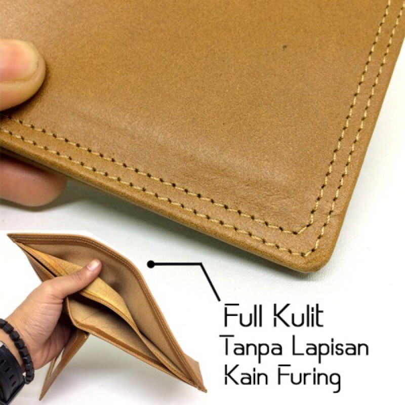 Dompet 100% Full Kulit Asli Luar Dalam Full Up