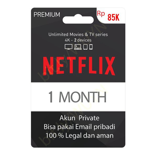 Promo NETFLIX PREMIUM 4K UHD RESMI 2 SCREEN DEVICE BERGARANSI Diskon