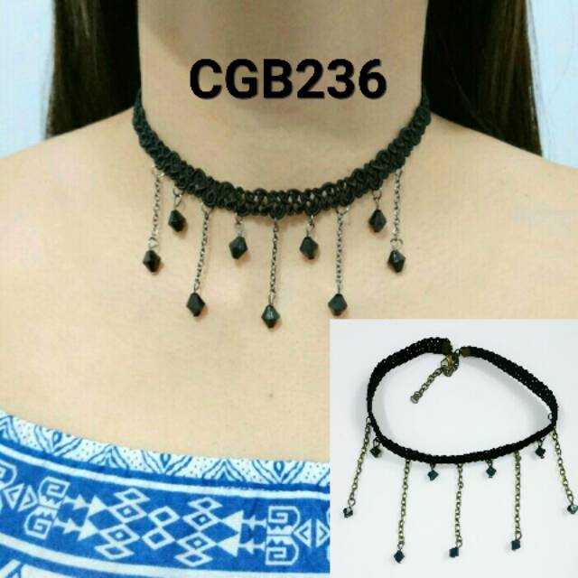 KALUNG KOREA CHOKER VINTAGE LACE CGB236