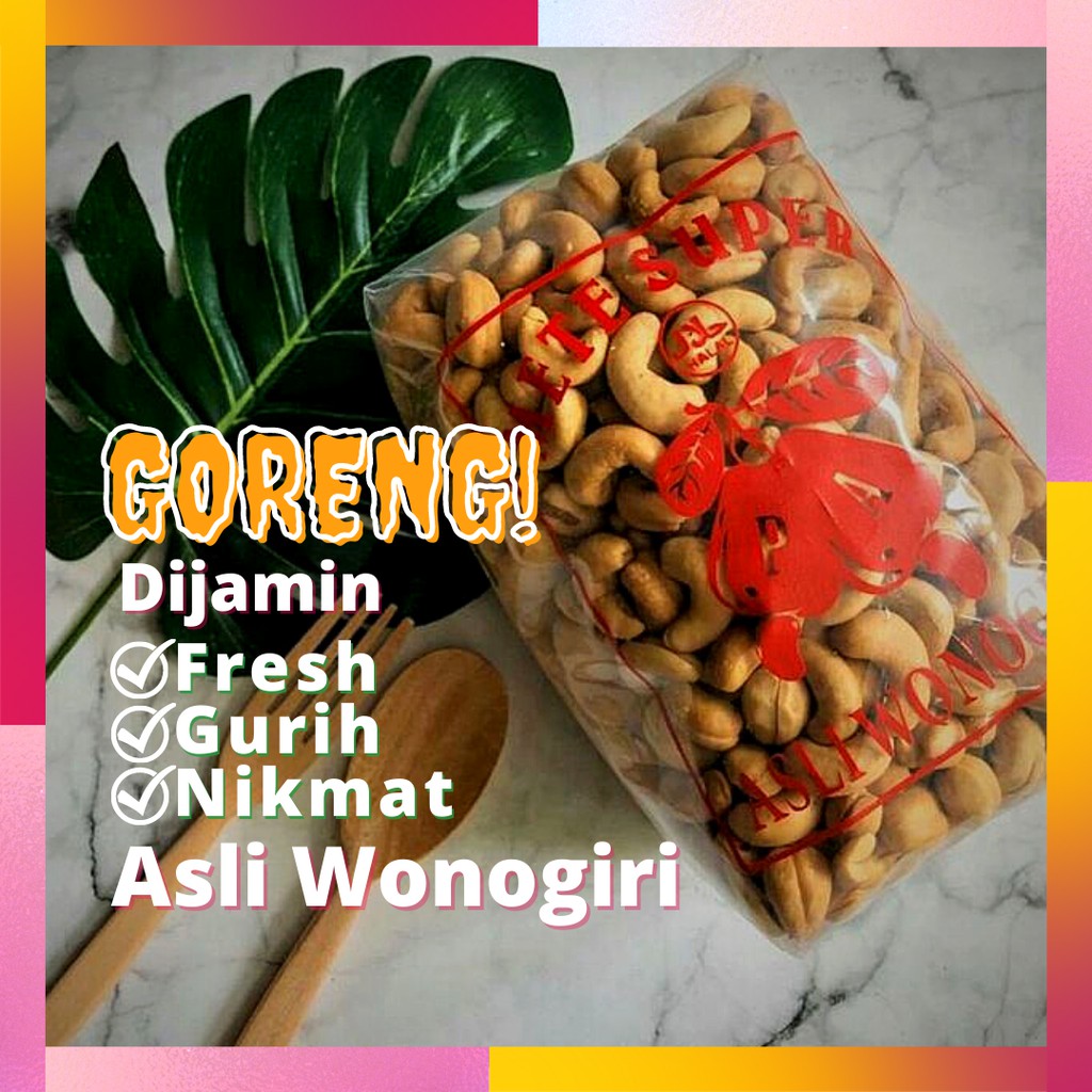 

Kacang Mete Mede Mente Goreng SUPER Asli Wonogiri