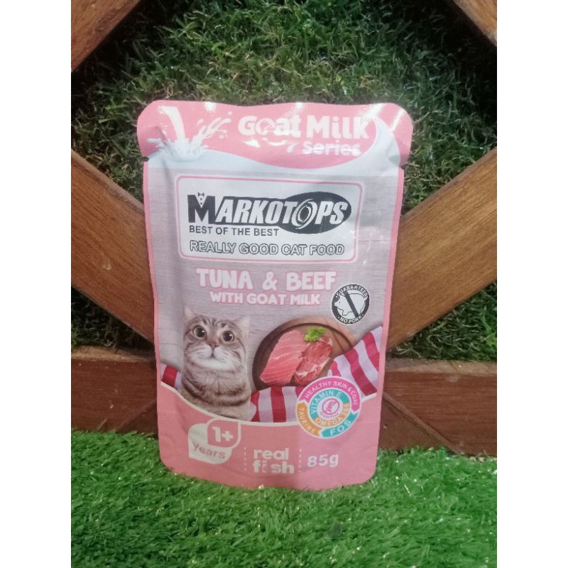 Markotops Wet Cat Food 85gr / Makanan Kucing Markotop Pouch 85gr / Markotops Wet 85gr