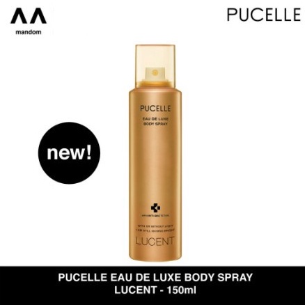 ★ BB ★  PUCELLE Eau De Luxe Body Spray Lucent - 150ml