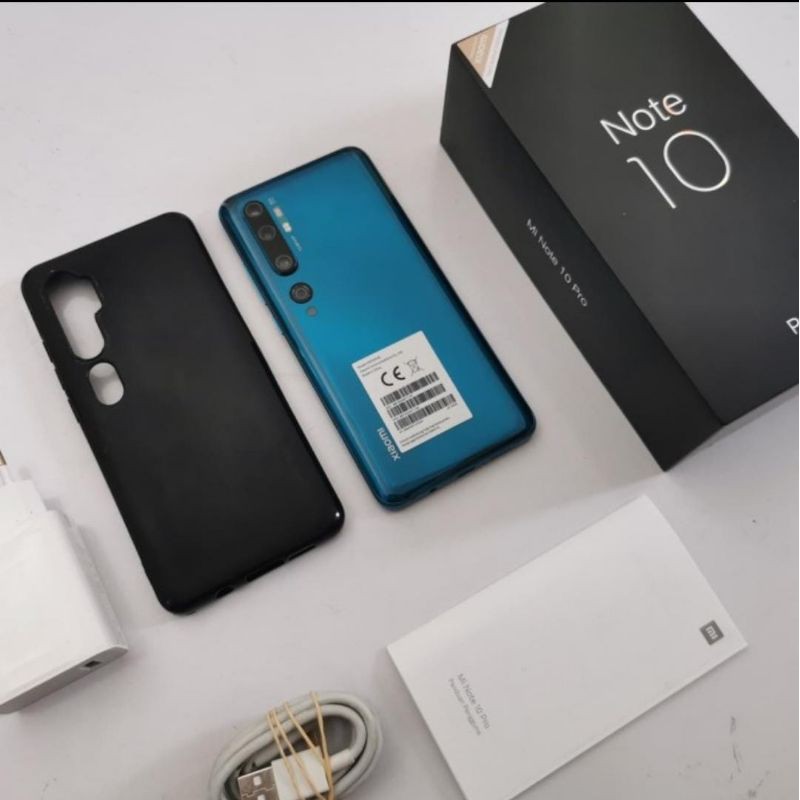 (Hp bekas) XIAOMI MI NOTE 10 PRO TAM RAM 8/256 GARANSI