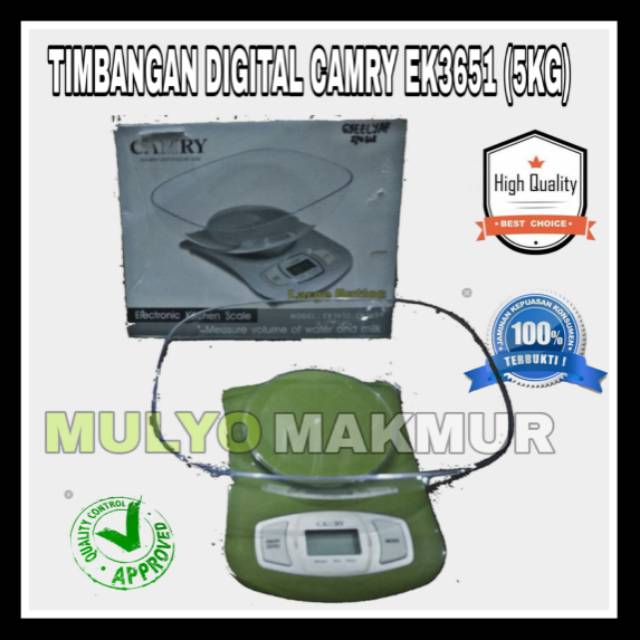 TIMBANGAN DIGITAL CAMRY 5KG