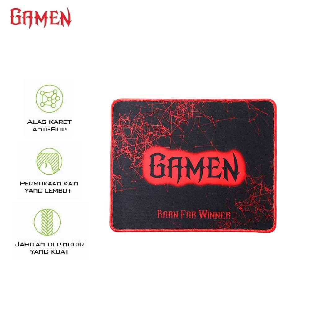 Mousepad Gaming GAMEN GP-L / MP02 Anti-slip with Soft Surface e-Sports Series