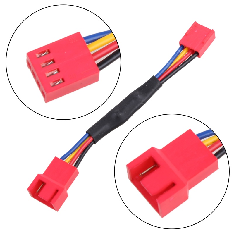 Vivi Kipas CPU PWM Kabel Deselerasi 4pin PWM Temperature Control for Case Fan Cable