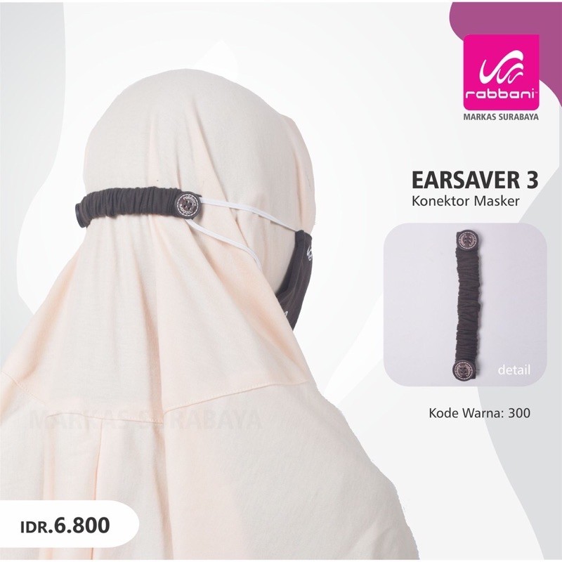 Konektor Pengait Masker Rabbani ORI