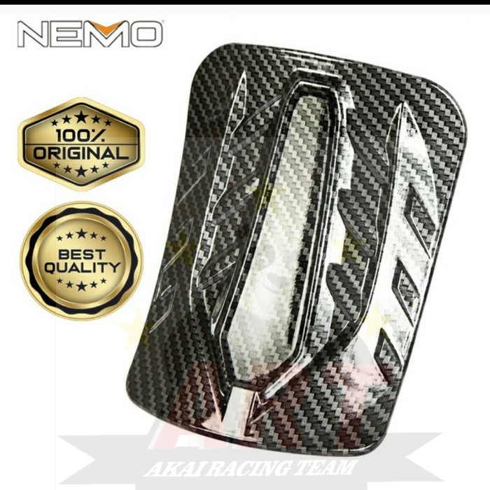 Cover Tutup Tangki Bensin Nmax New Karbon Nemo &amp; Akai Best Quality