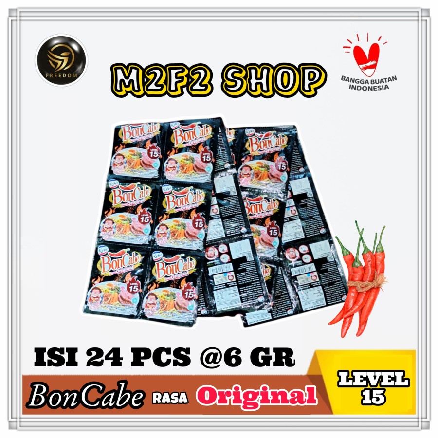 

BonCabe Level 15 Sambal Tabur Original Sachet - 6 gr (Kemasan 24 Pcs)