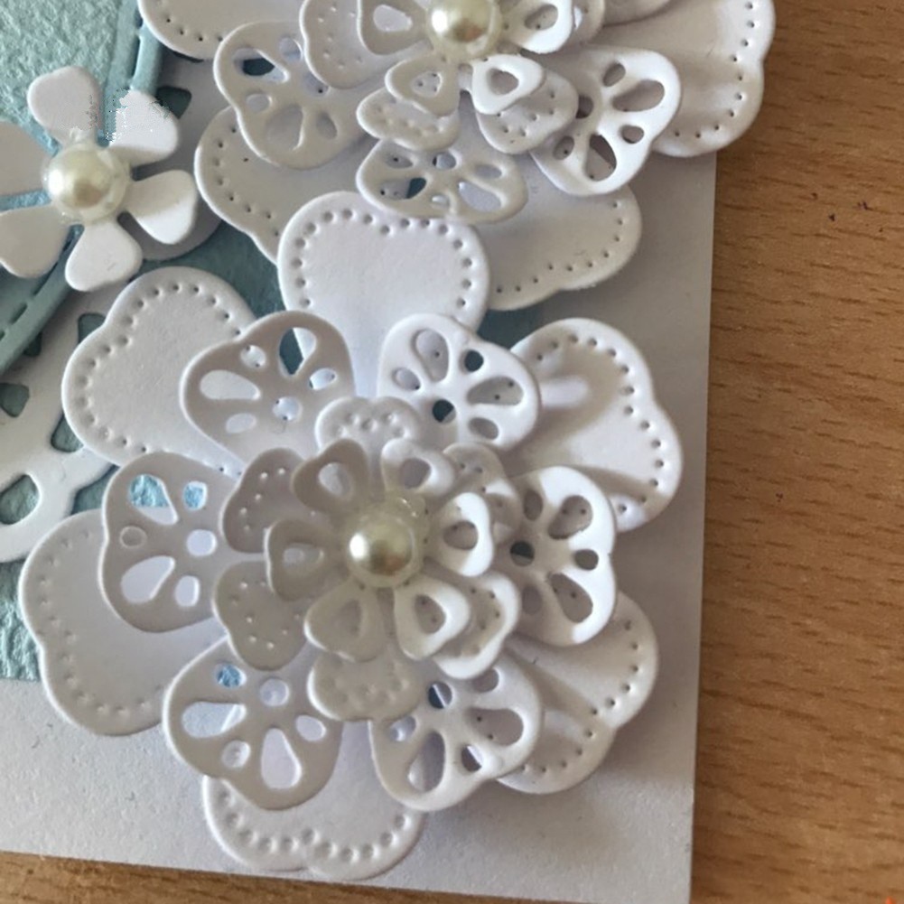 

Bentuk Bunga #67A Scrapbook Papercut Paper craft Kerajinan kertas Hiasan Mahar DIY Kertas Jasmine