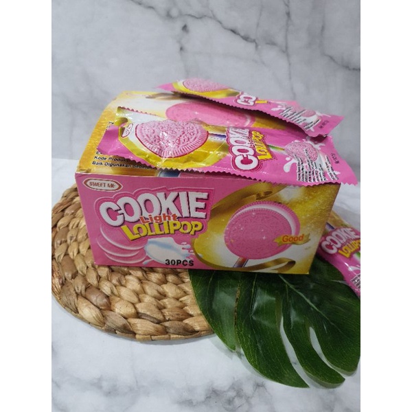 Permen Cemilan Snack Oreo Pink Strawberry Stroberi Mainan Anak Murah (isi 30 pcs)