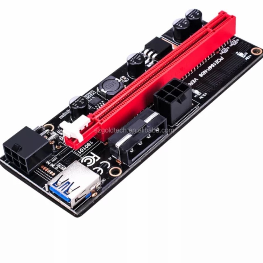 Riser Card PCIe 1x To 16x - 009S VERSION