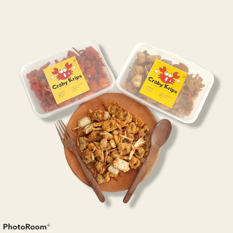 

[BISA COD] KEPITING KRIPS KEMASAN BOX 100G - 200 GRAM TERMURAH