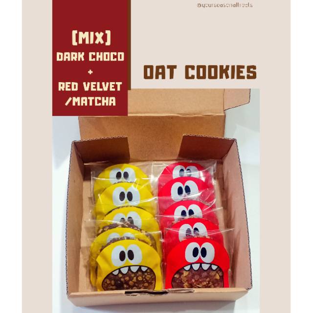 

[MIX] Dark Chocolate Chip + Red Velvet/ Matcha