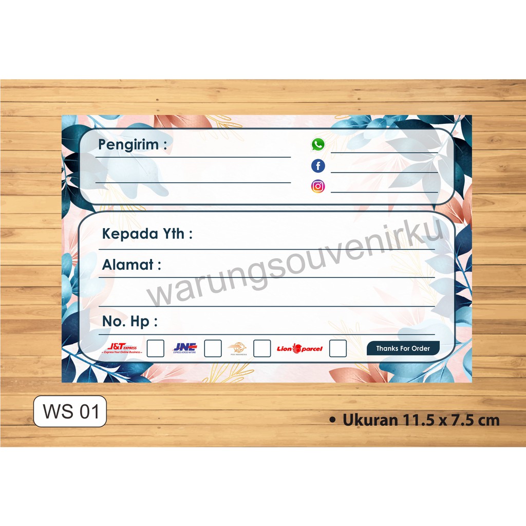 

Label pengiriman olshop / stiker pengiriman online shope / label pengiriman murah