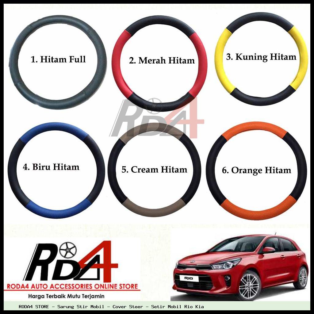 Sarung Stir Mobil - Cover Steer - Setir Mobil Rio Kia