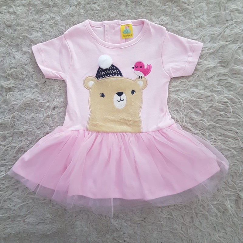 baju bayi bear tutu