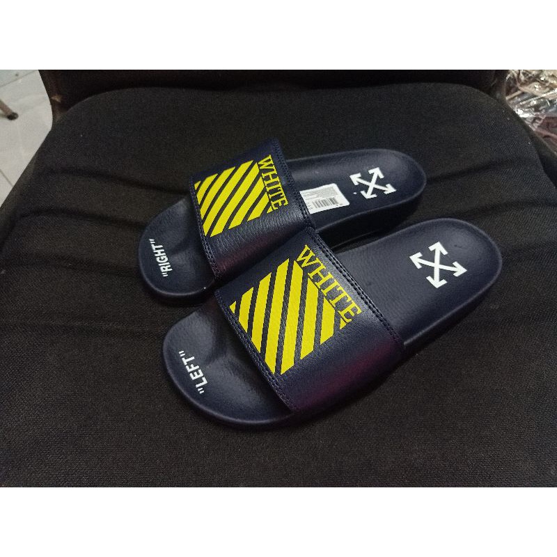 sandal off/white pria/wanita slide/slop original