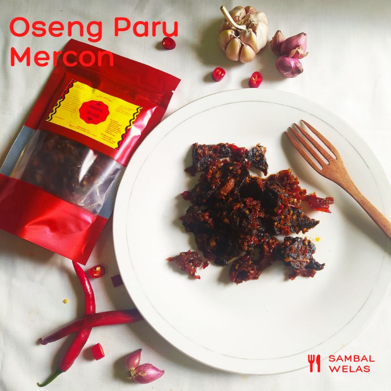 

(PROMO) 200GR OSENG PARU SAPI/ CAKALANG MERCON (DIJAMIN MURAH) ENAK by SAMBAL WELAS Banyuwangi