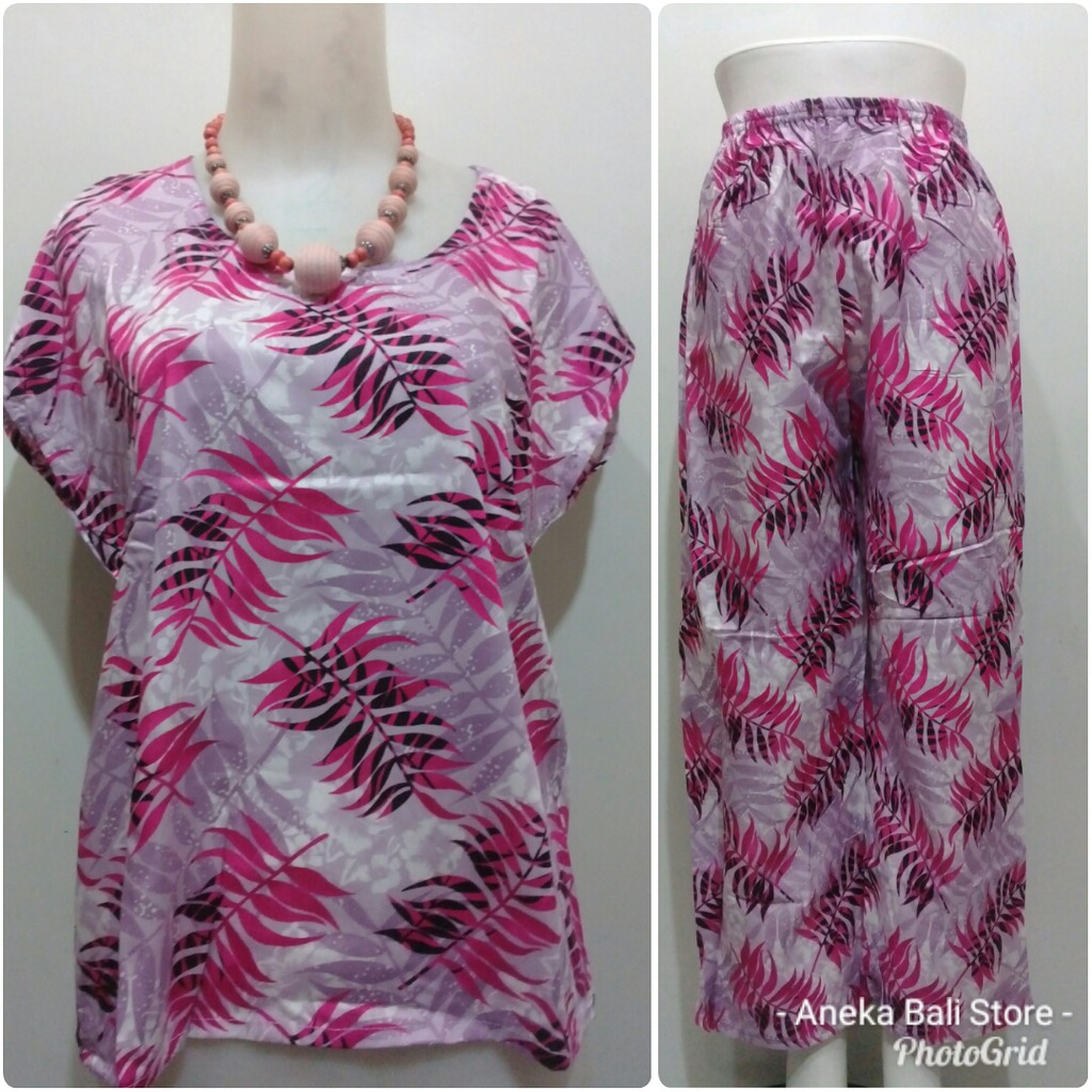 Setelan TOP celana  panjang  bali  U XL babydoll set 