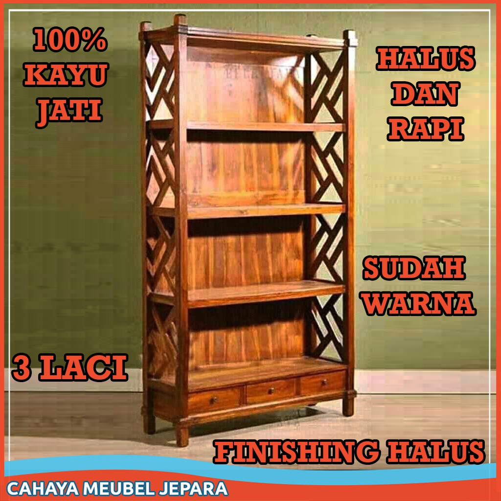 RAK BUKU KAYU MINIMALIS JATI LEMARI BUKU MINIMALIS KAYU BISA UNTUK LEMARI BONEKA DAN LEMARI PAJANGAN