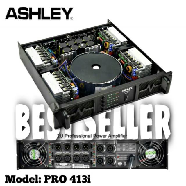ASHLEY PRO 413i Power Amplifier Class TD 4 Channel Original