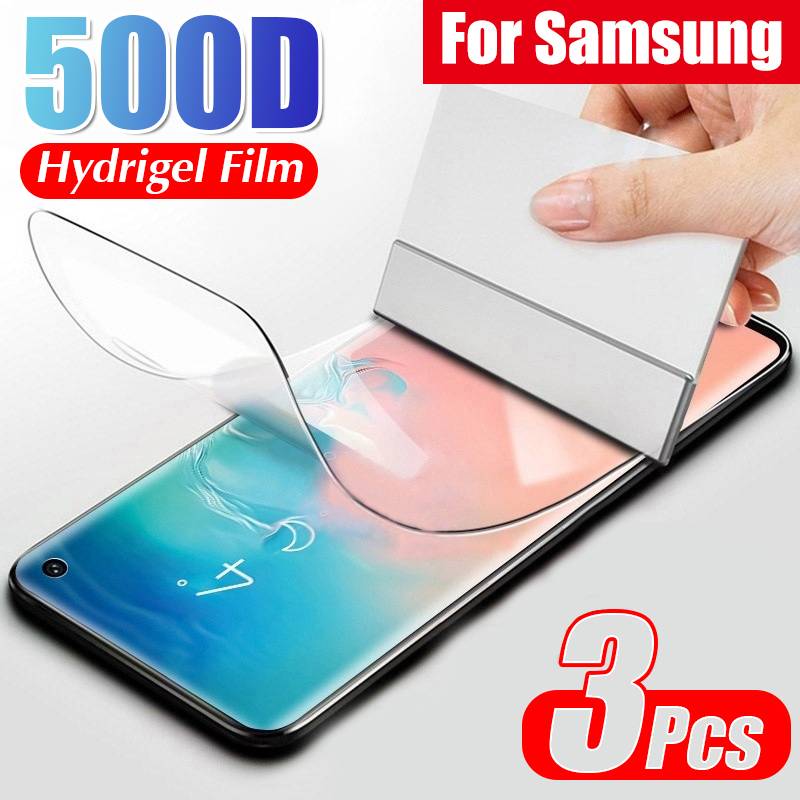 Full Curved Screen Hydrogel Film For Samsung S7 Edge S8 S9 S10 S20 Plus Screen Protector For Samsung Note 8 9 10 Anti Blue-ray not glass