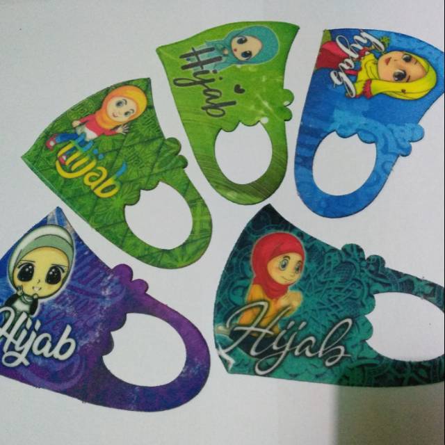 Scuba anak motif hijab