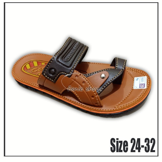 Contest 24-33 / Sandal Selop Santai Formal Anak Laki / Sandal Imitasi Kulit Anak Laki