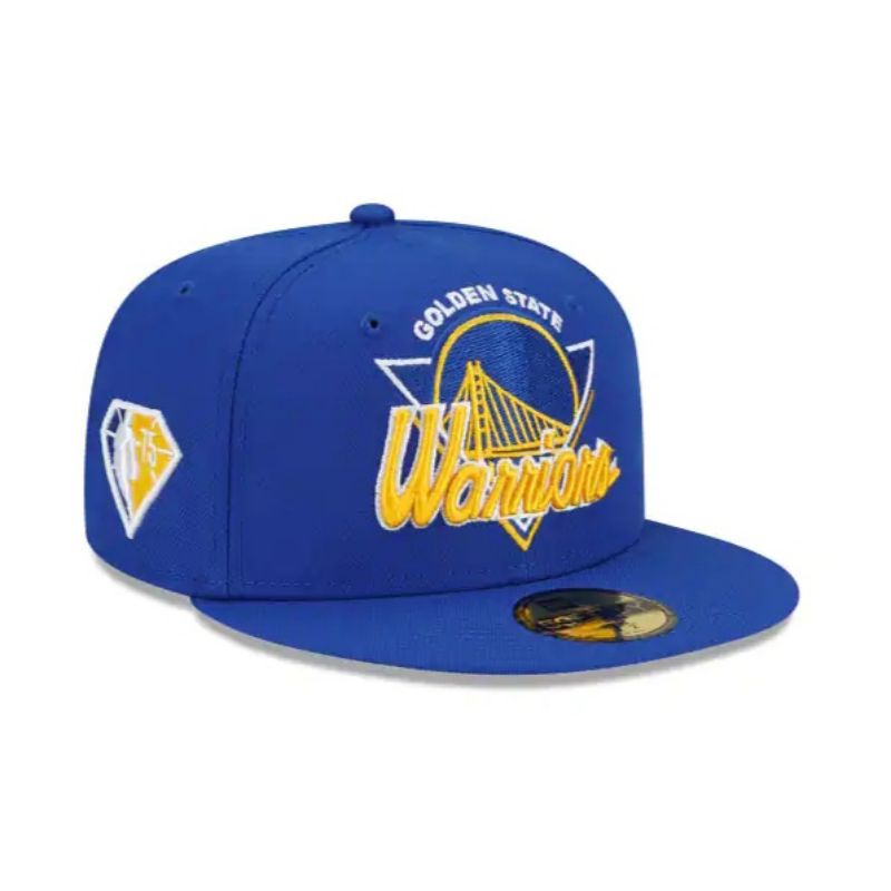 Topi New Era Cap Golden State Warriors NBA Tip Off 59Fifty Fitted Hat Original