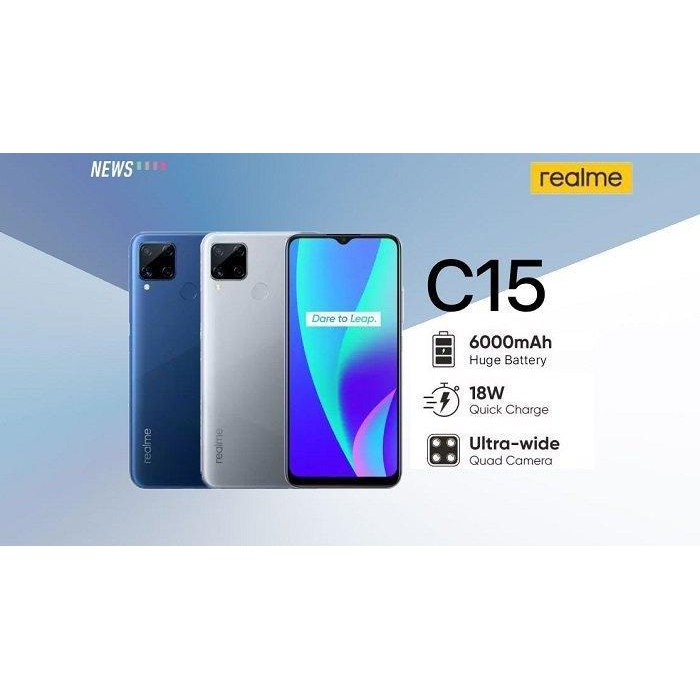REALME C15 RAM 4/64 GB BARU 100%ORI GARANSI RESMI