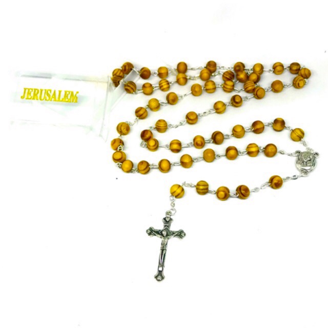 Rosario kayu olive (JERUSALEM)