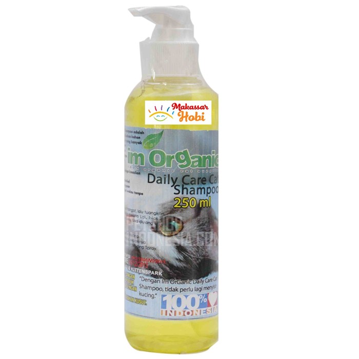 Shampo Kucing IM Organic Daily Care Cat Shampoo 250ml Sampo Organik