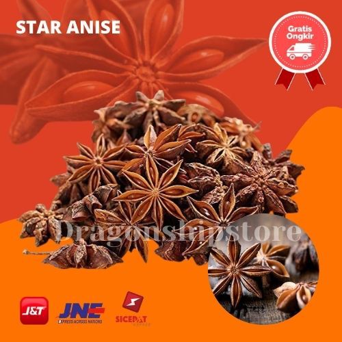 

Star Anise / Kembang Lawang / Pekak - 35gram