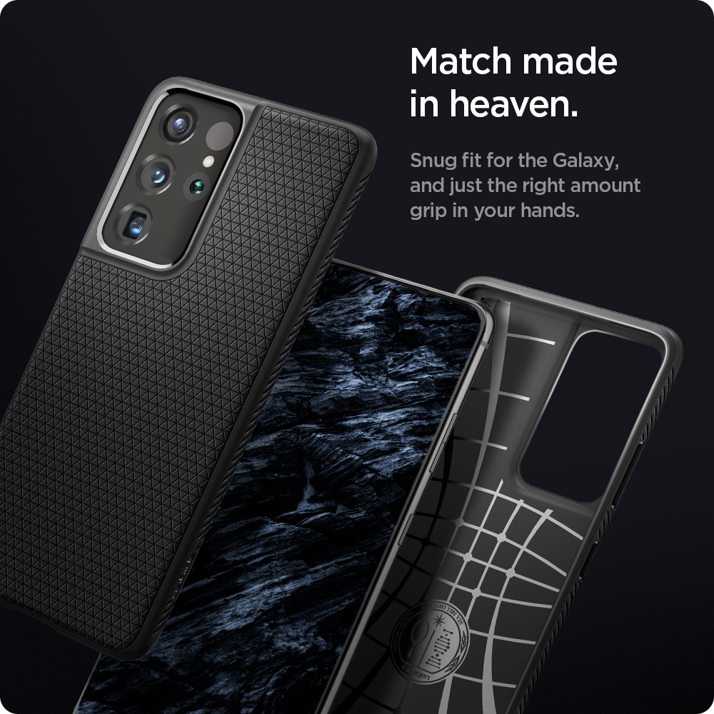 Case Samsung Galaxy S21 Ultra Plus Spigen Liquid Air Softcase Casing