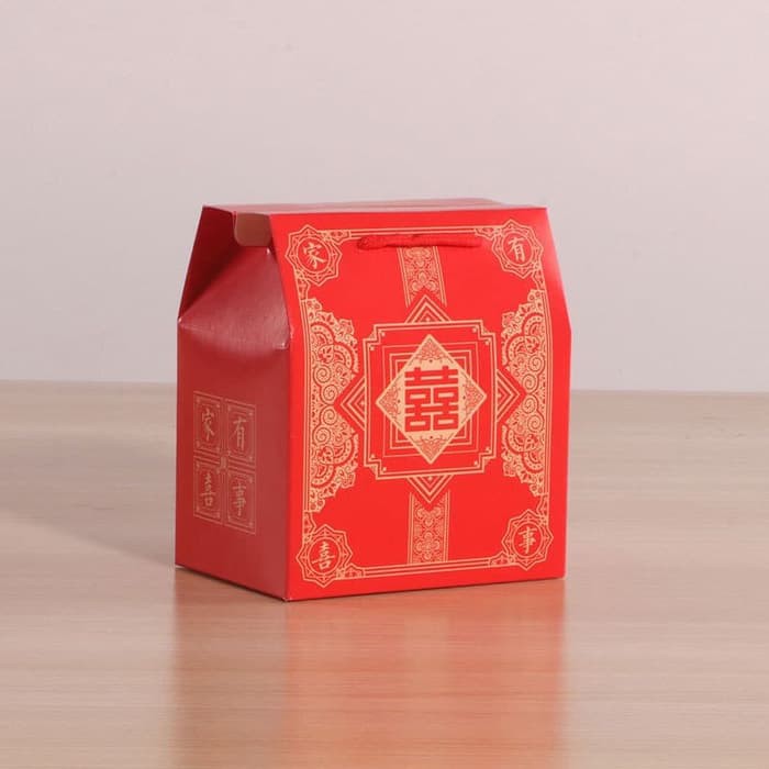 JGO Box Merah Kotak Sangjit Seserahan Chinese Wedding packing