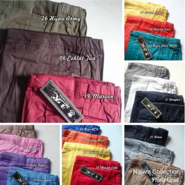 CELANA KATUN LEGGING REMAJA CELANA CASUAL CELANA WANITA MURAH CELANA KATUN STRETCH DEWASA STANDART