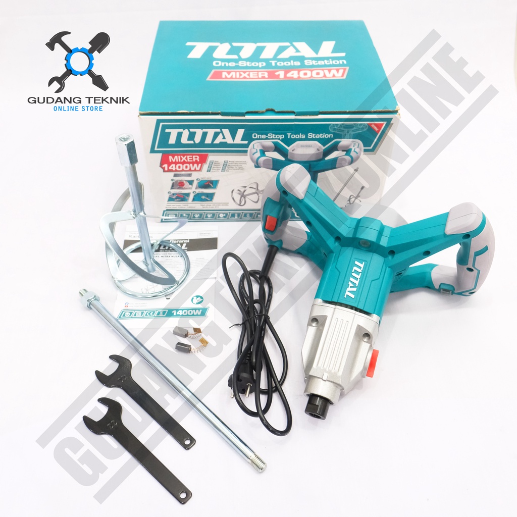 Mesin Pengaduk Cat TOTAL TD614006 / Paint Mixer TD 614006 - Mesin Mixer Cat 1400W TOTAL