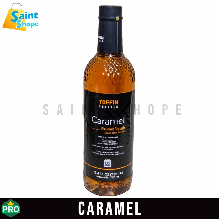 

Toffin Caramel Syrup Sirup Rasa Karamel 750 ml