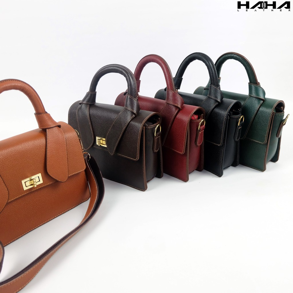 Slingbag LUNA Bahan Kulit Sapi Asli Exclusive Cewek Wanita Perempuan - Original Leather Sling Bag